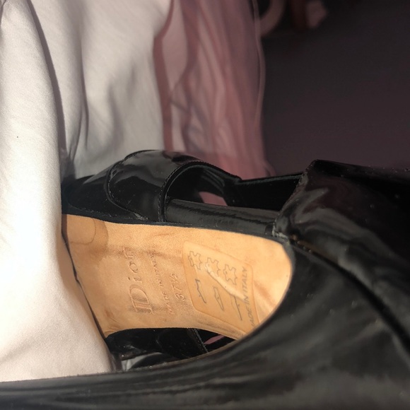 Dior leather pumps size 37 1/2 - Picture 3 of 3
